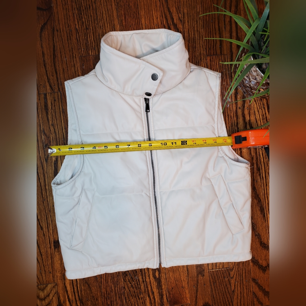 Anthropologie Faux Leather Vest - Picture 9 of 9